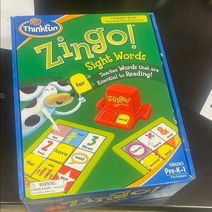 Think! Zingo! Sight Words Game - Blue and Red